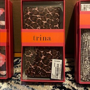 NIB Trina Turk Wallet Leopard print $78retail